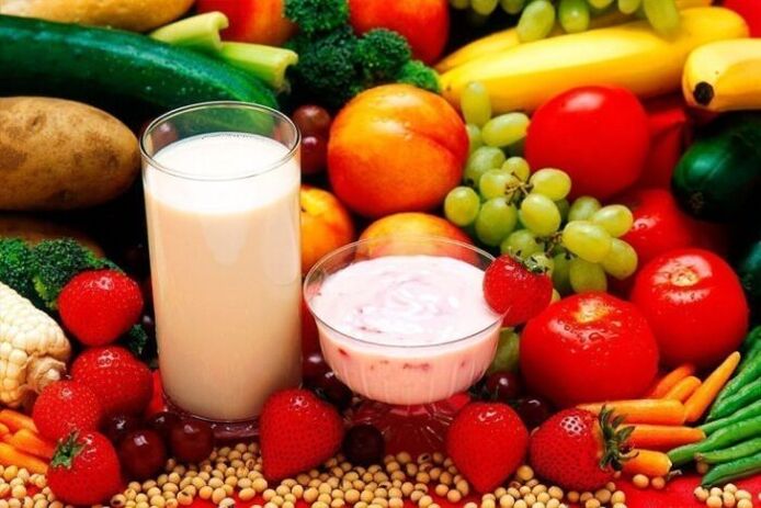 Fruit and yogurt diet