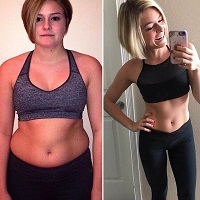 The result of weight loss during a lazy diet